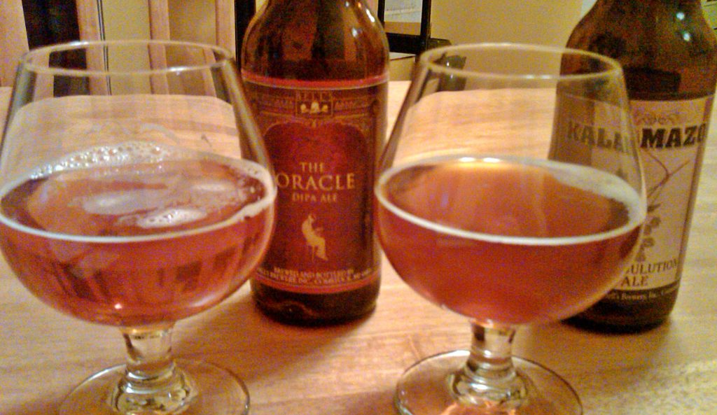 Featured image for “FACEOFF: Bell’s The Oracle vs Kalamazoo Hopsolution Ale”