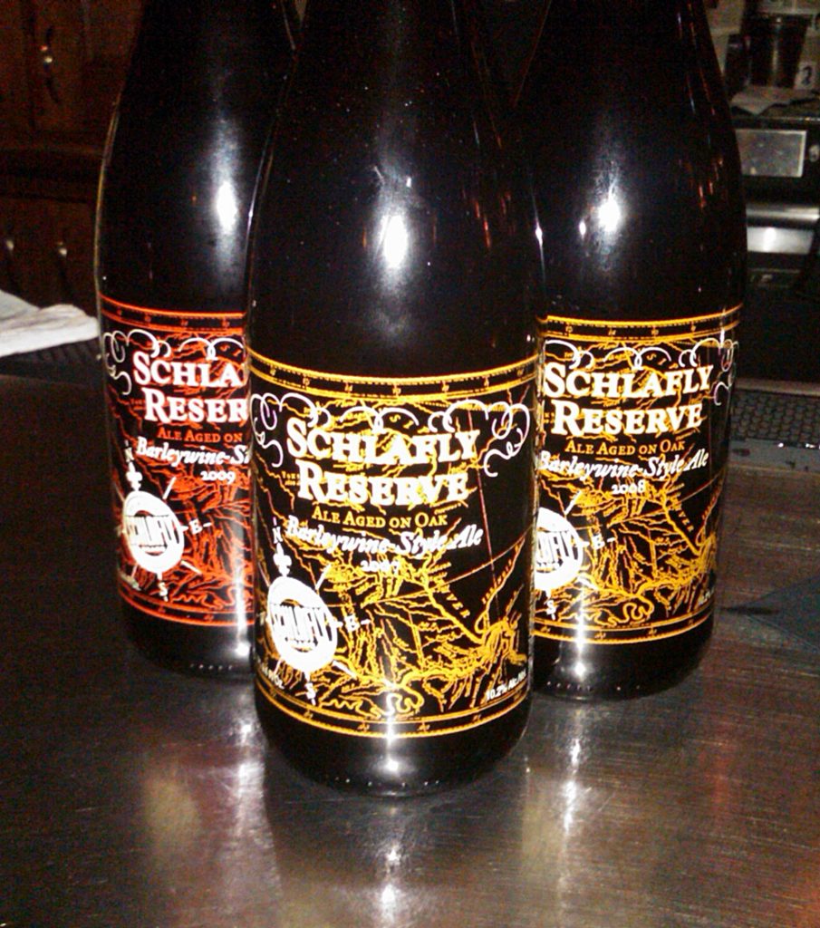 Featured image for “From The Cellar: Schlafly Reserve Barleywine 3 Year Vertical”