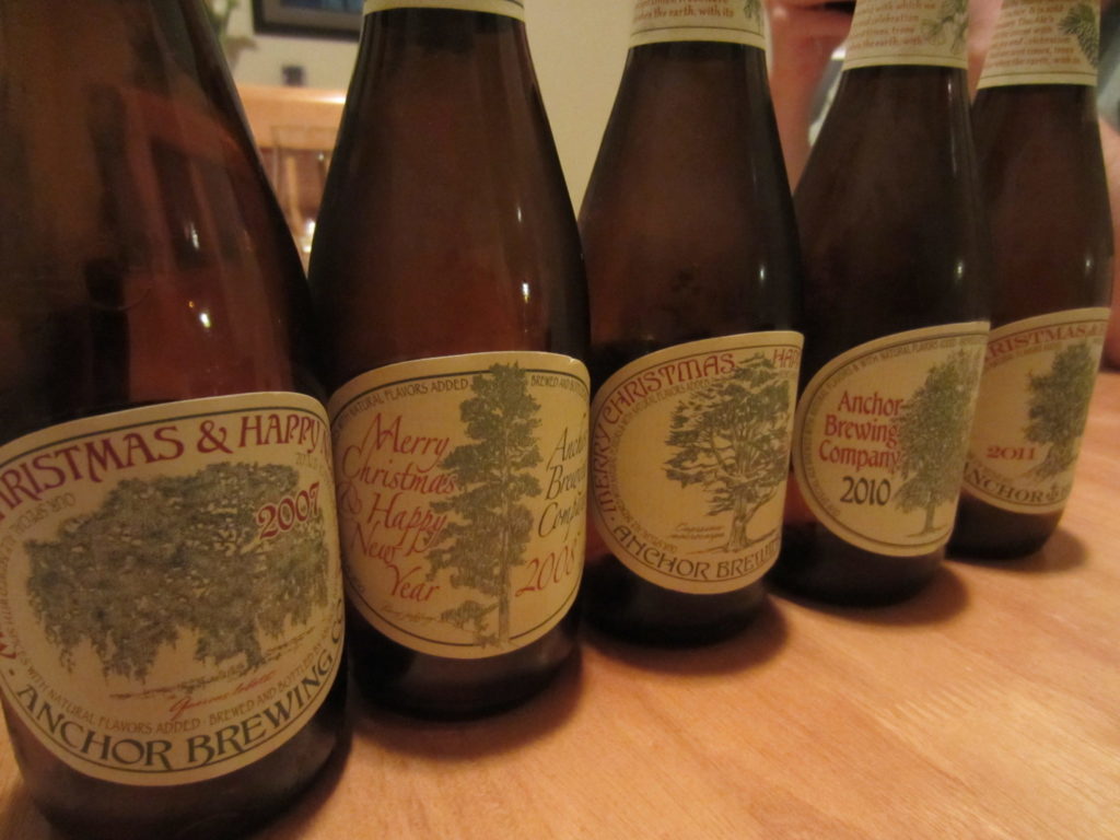 Featured image for “From The Cellar: Anchor Christmas Ale 5 Year Vertical”