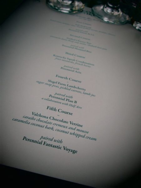 Perennial PV Beer Dinner 5