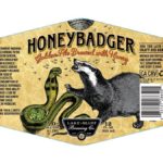 Lake Bluff Brewing Honey Badger Label