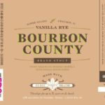 Goose Island Vanilla Rye Bourbon County Brand Stout 2014 Label