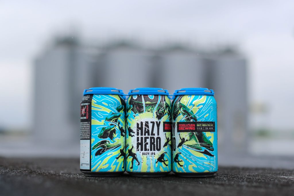 Featured image for “Meet Hazy Hero: Revolution Brewing Introduces a Hazy IPA (Press Release)”