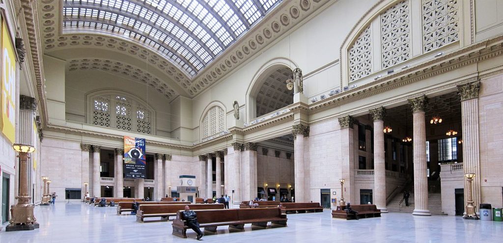 An interior of Union Station's great hall, where the 2022 beer under glass will be held.